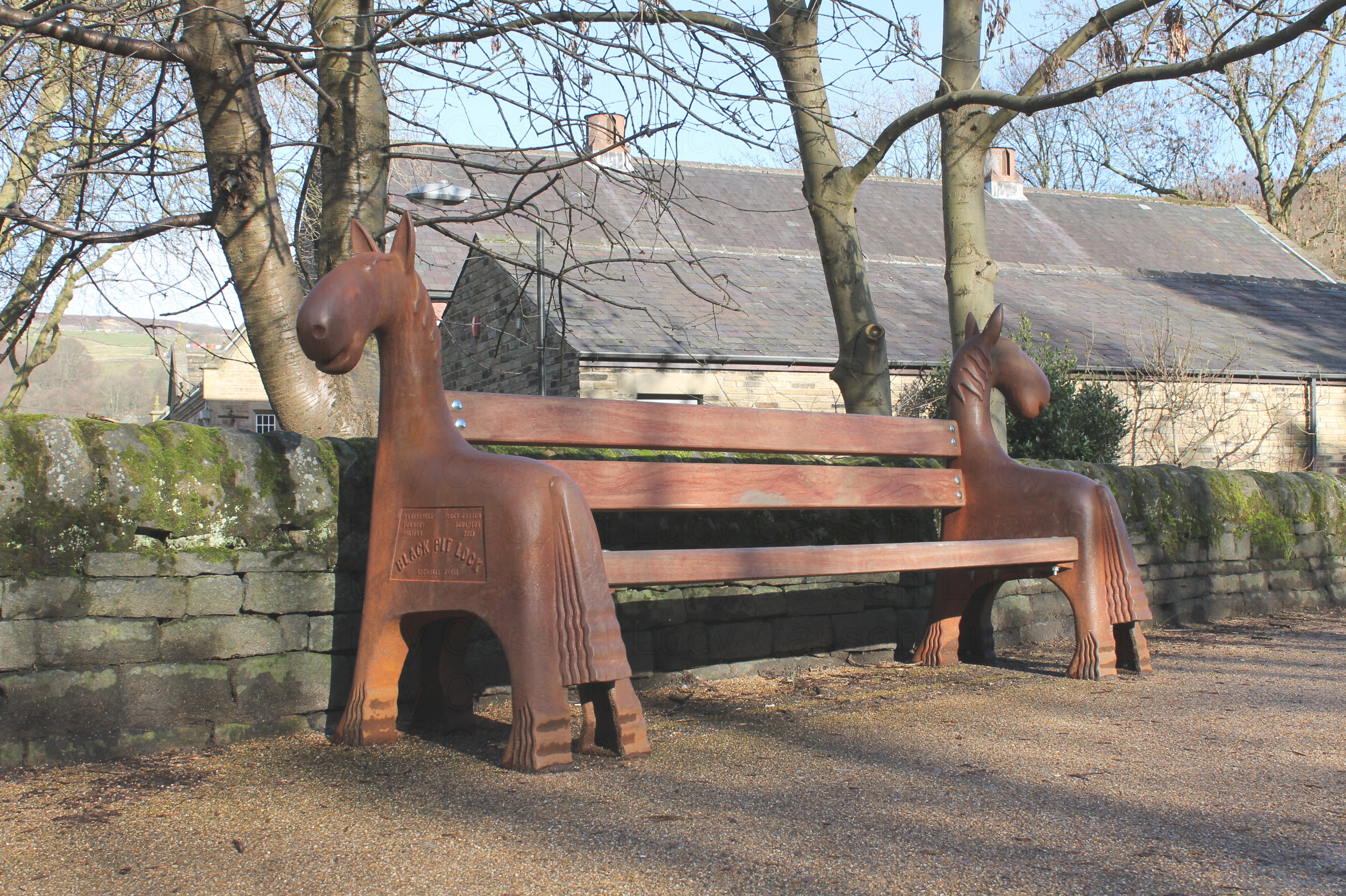 Cast Iron, Horse bench, Hebden bridge